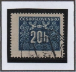 Stamps Czechoslovakia -  Cifras