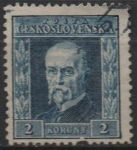 Stamps Czechoslovakia -  Pres. Masaryk