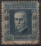 Stamps Czechoslovakia -  Pres. Masaryk