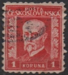 Stamps Czechoslovakia -  Pres. Masaryk