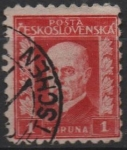 Stamps Czechoslovakia -  Pres. Masaryk