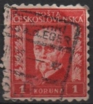 Stamps Czechoslovakia -  Pres. Masaryk