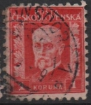 Stamps Czechoslovakia -  Pres. Masaryk