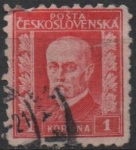 Stamps Czechoslovakia -  Pres. Masaryk