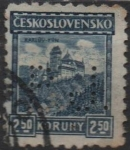 Stamps Czechoslovakia -  Castillo d' Karistein