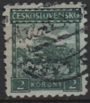 Stamps Czechoslovakia -  Castillo Pernstein