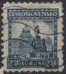 Stamps Czechoslovakia -  Estatua d' Wenceslas