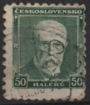 Sellos de Europa - Checoslovaquia -  Pres. Masaryk