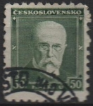 Stamps Czechoslovakia -  Pres. Masaryk