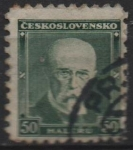 Stamps Czechoslovakia -  Pres. Masaryk