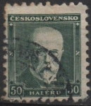 Stamps Czechoslovakia -  Pres. Masaryk