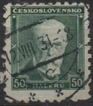 Stamps Czechoslovakia -  Pres. Masaryk