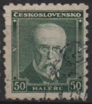 Sellos de Europa - Checoslovaquia -  Pres. Masaryk