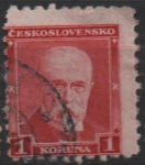 Stamps Czechoslovakia -  Pres. Masaryk