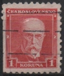 Stamps Czechoslovakia -  Pres. Masaryk