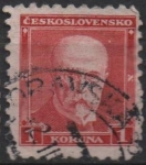 Stamps Czechoslovakia -  Pres. Masaryk