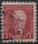 Stamps Czechoslovakia -  Pres. Masaryk