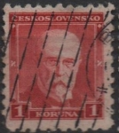 Stamps Czechoslovakia -  Pres. Masaryk