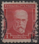 Stamps Czechoslovakia -  Pres. Masaryk