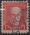 Stamps Czechoslovakia -  Pres. Masaryk