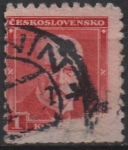 Stamps Czechoslovakia -  Pres. Masaryk