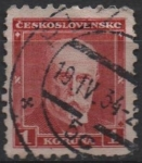 Stamps Czechoslovakia -  Pres. Masaryk