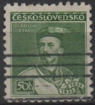 Stamps Czechoslovakia -  Miroslav Tyrs