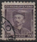 Stamps Czechoslovakia -  Miroslav Tyrs