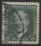 Sellos de Europa - Checoslovaquia -  Pres. Eduard Benes