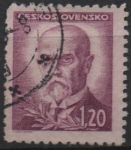 Stamps Czechoslovakia -  Pres. Masaryk