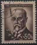 Stamps Czechoslovakia -  Pres. Masaryk