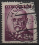 Stamps Czechoslovakia -  Pres. Masaryk