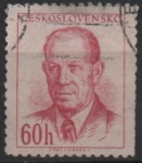 Stamps Czechoslovakia -  Pres. Antonín  Zapotocky