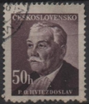 Stamps Czechoslovakia -  P.O. Hvliezdoslav