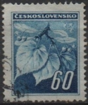 Stamps Czechoslovakia -  Hojas d' Tilo