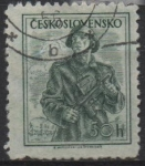 Stamps Czechoslovakia -  Soldado