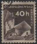 Stamps Czechoslovakia -  Castillos. Kremnica