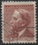 Stamps Czechoslovakia -  Karel Kovarovic