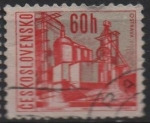 Stamps Czechoslovakia -  Lugares d' Ciudades: Ostrava