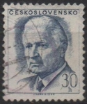 Stamps Czechoslovakia -  Pres. Ludvilk Svoboda