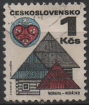 Stamps Czechoslovakia -  Roofs Horacko