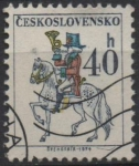 Stamps Czechoslovakia -  Jinete d' Correos