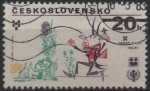 Stamps Czechoslovakia -  Libro d' Ilustraciones: Frog Goar