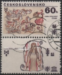 Stamps Czechoslovakia -  Libro d' Ilustraciones: Maidens