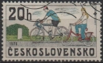 Stamps Czechoslovakia -  Bicicletas: 1978