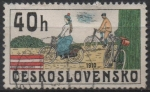 Stamps Czechoslovakia -  Bicicletas: 1910