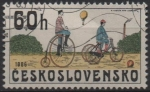 Stamps Czechoslovakia -  Bicicletas: 1886