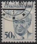 Sellos de Europa - Checoslovaquia -  Pres. Gustav Husak