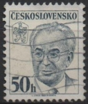 Stamps Czechoslovakia -  Pres. Gustav Husak