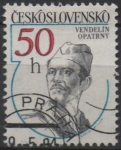 Stamps Czechoslovakia -  Héroes d' l' Resistencia: Vendelin Opatny